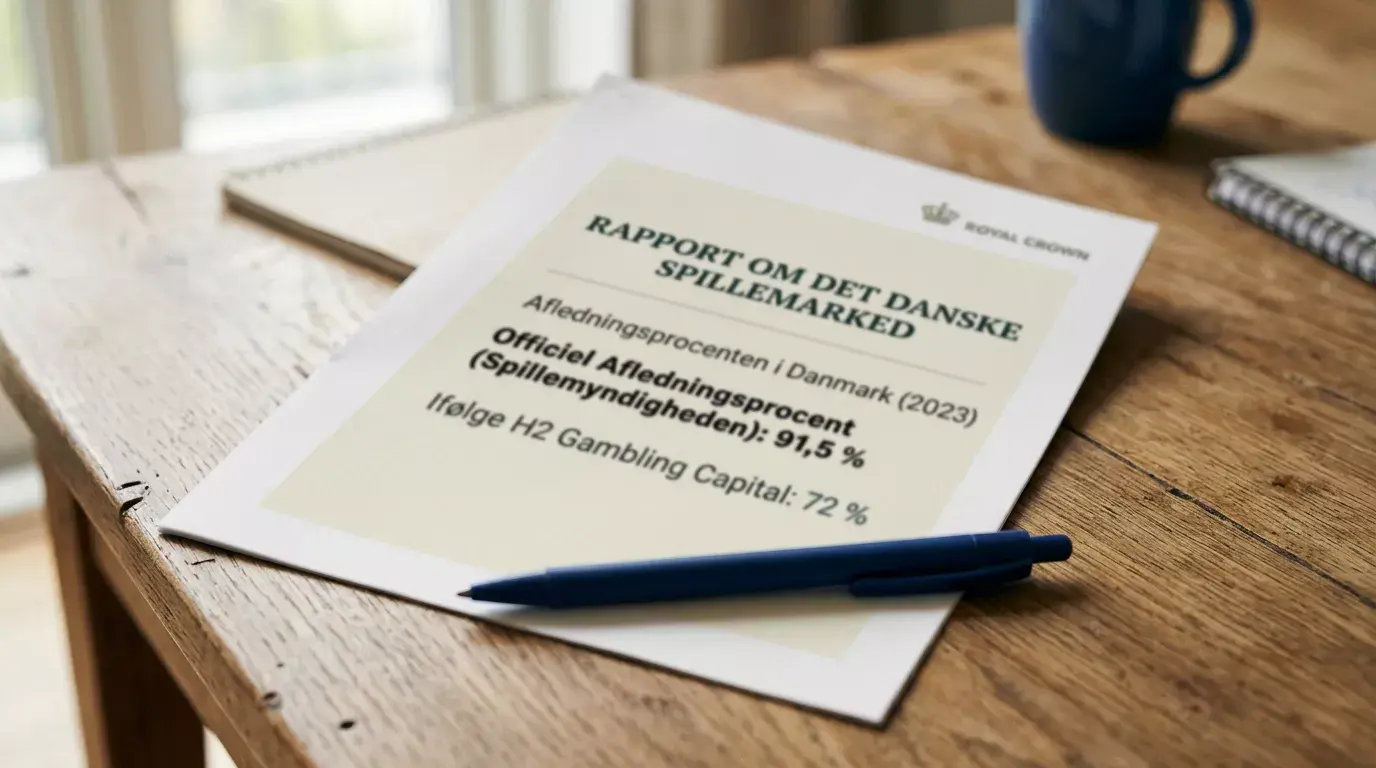 Kanaliseringsgrad Danmark 91,5 procent officielt vs 72 procent ifølge H2 Gambling Capital